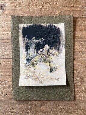 Arthur Rackham, Book Plate, Vintage Art,